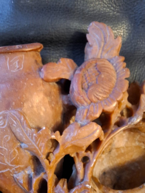 Image 1 of Vintage Soapstone Carving - Chinese 
