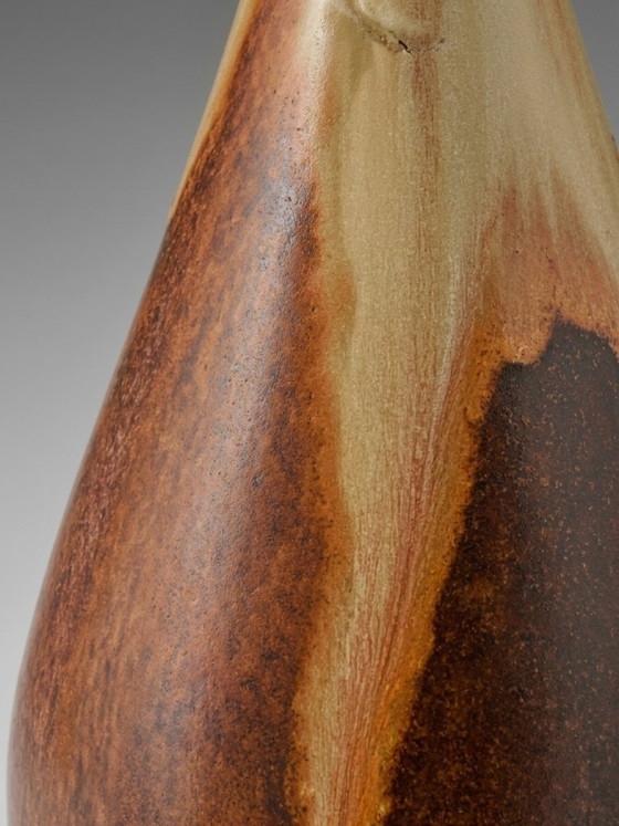 Caraffa Denbac in gres smaltato marrone – Art déco – 24 cm – Vasi, Ceramic (photo 6 of 7)