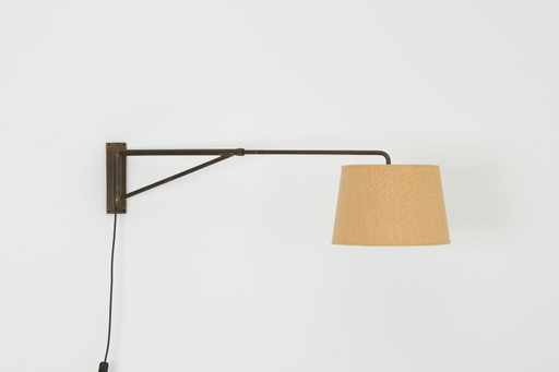 Art-Deco-Wandleuchte mit Schwenkarm