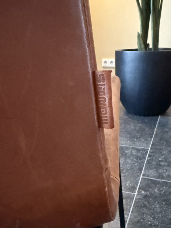 8 x Montis Ivy Sedia – Sedie da pranzo, Leather, Metal (photo 7 of 9)