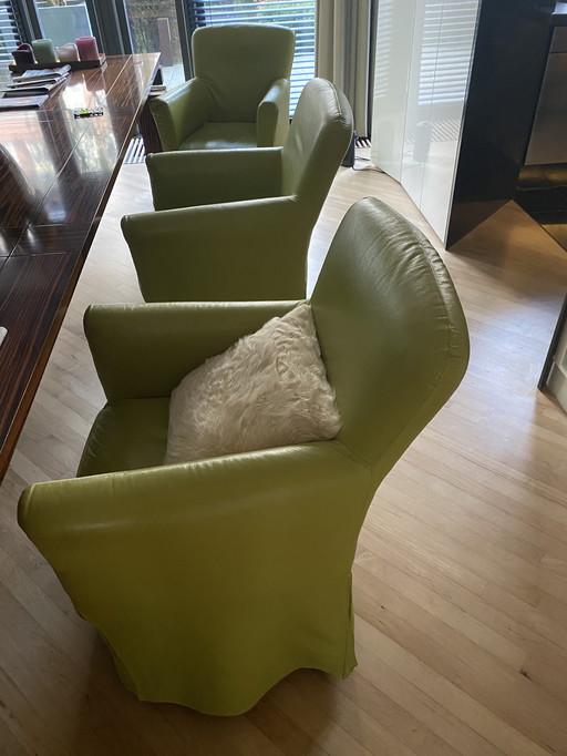 4 Gelderland Eet kamer stoelen kiwi verde 