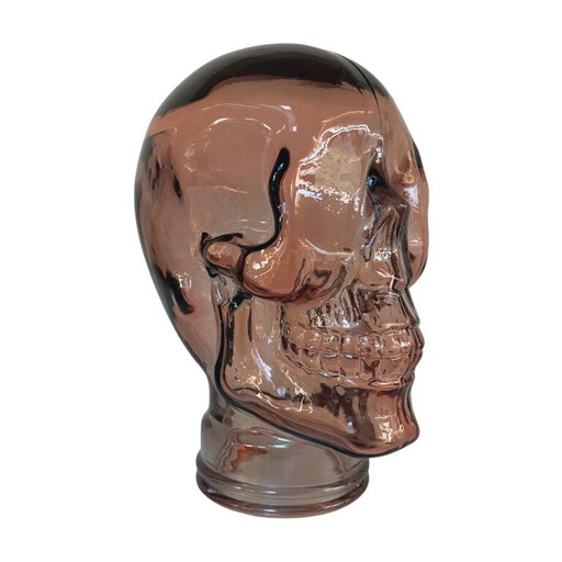 Glaskopfhörer Totenkopf