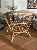 Gemütlicher Loungesessel aus der IKEA Stockholm Serie