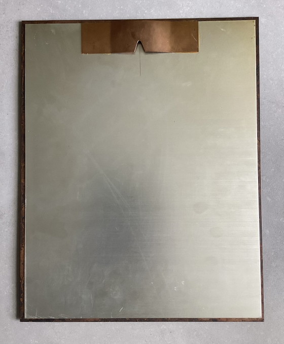 Emaille Kunstwerk Wandsculptuur Sixties Seventies Schilderij Enamel Art – Glaskunst, Glass, Metal (photo 6 of 7)