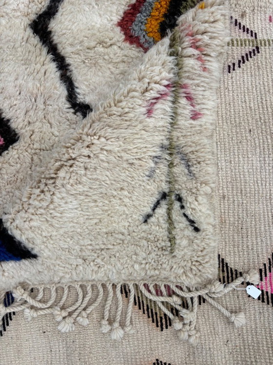 Image 1 of Moroccan Rug Handmade Wool Rug Beni Mrirt Rug Berber Rug Luxury Rug Minimalist Rug Neutral Rug High End Rug