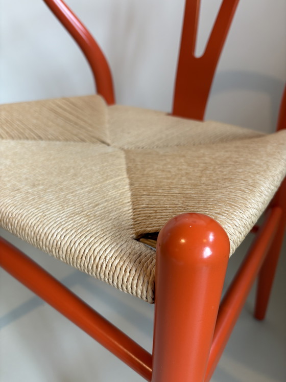 Image 1 of Carl Hansen CH24 Wishbone chair orange