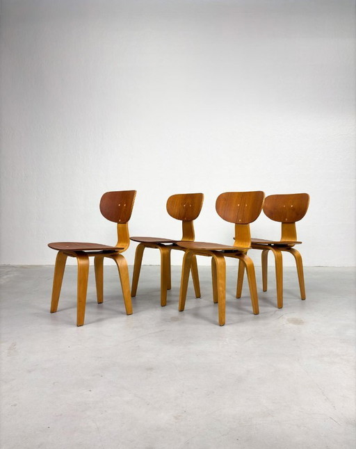 Set Pastoe SB02 Dining Room Chairs by Cees Braakman