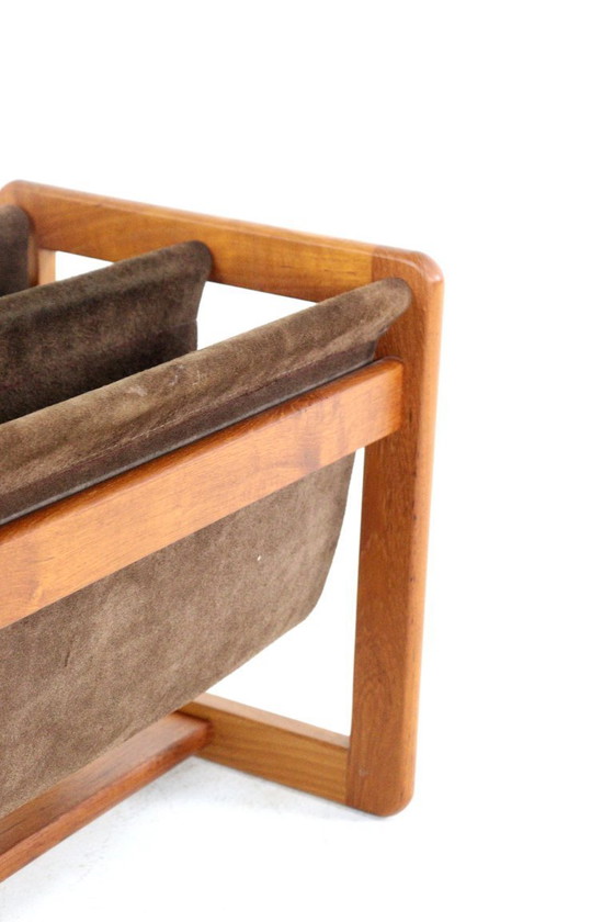 Image 1 of Vidbjerg mobelfabrik magazine rack vintage Danish