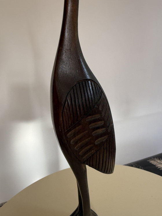 Image 1 of Uccello in legno anni settanta