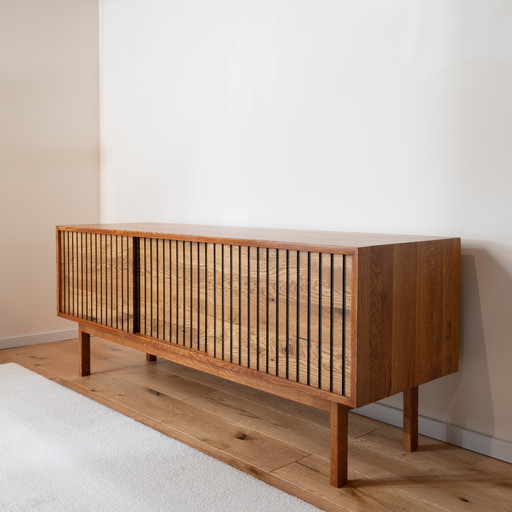Solid oak sideboard