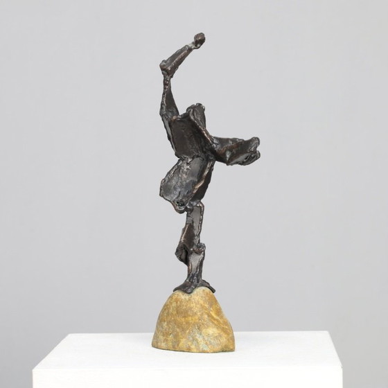 Image 1 of Sculpture en bronze de l'artiste néerlandais Hugo Hol, années 1970