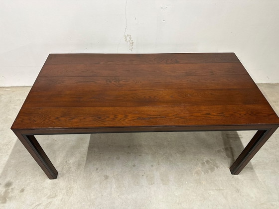 Image 1 of Table design en chêne massif - un héritage bien entretenu