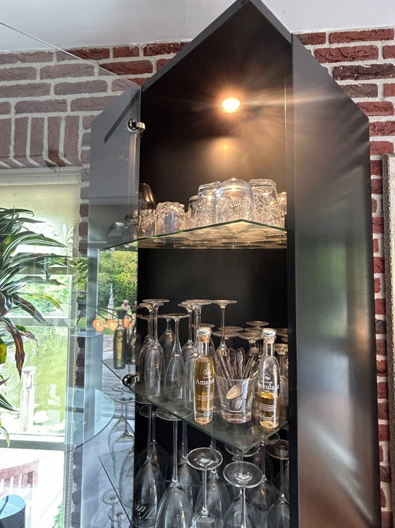 Modern Design Wandmeubel Uit 3 Delen – Wandkast, Glass, Wood (photo 16 of 20)