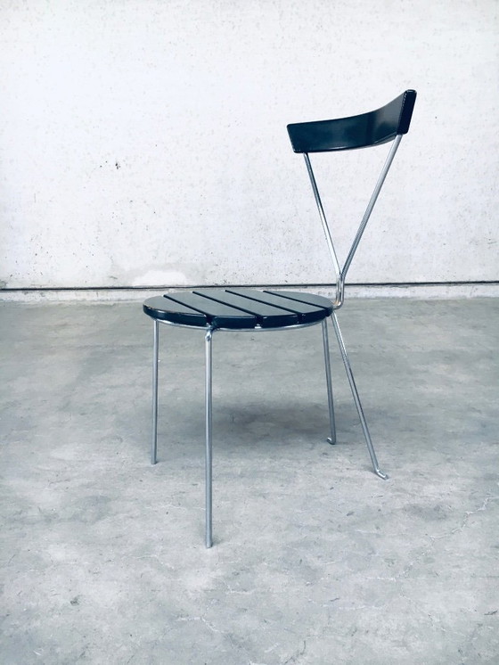 Image 1 of Midcentury Modern Slender Design Chair, Italy 1970's