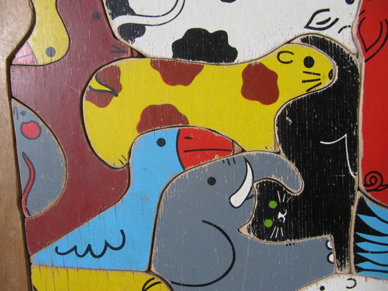 Enzo Mari Puzzle Tierpuzzle – Danes Milano, Enzo Mari, Dekorative Objekte, Holz (photo 7 of 16)