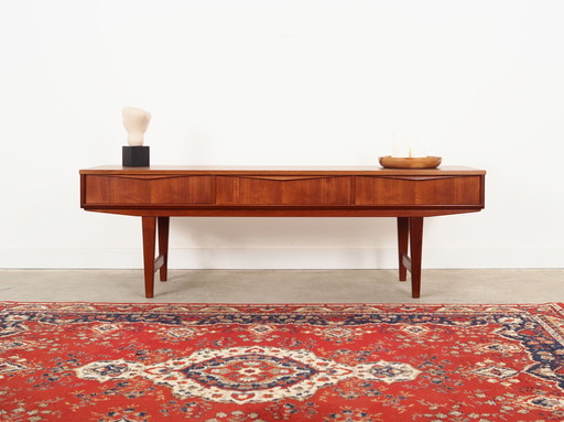 Teak Lowboard, Danish Design, 1970S, Production: Denmark