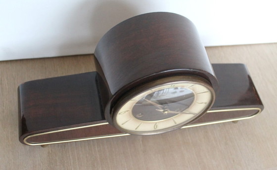 Orologio da camino MCM Anni '50-'60 "Florida" – Con Chiave – Wood (photo 7 of 14)