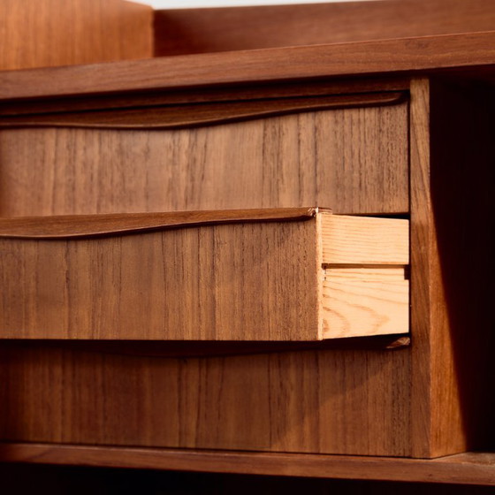 MK11143 Gerestaureerd Teakhouten Bureau – Wood (photo 10 of 17)