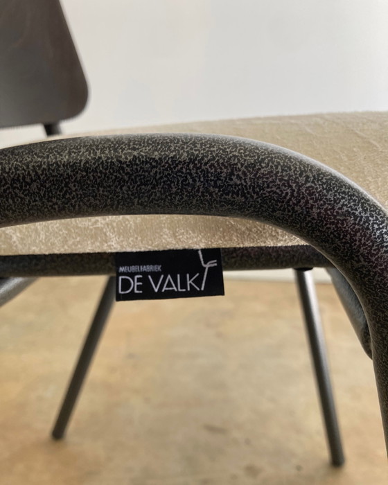 Image 1 of 6x Chaise d'école vintage Le Faucon