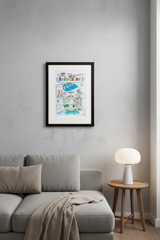 Image 1 of Schlote, Wilhelm - Ratisbona - costruzione 3D - firmato a mano