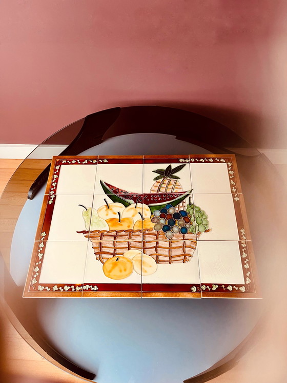 Image 1 of Carreaux de panier à fruits en faïence