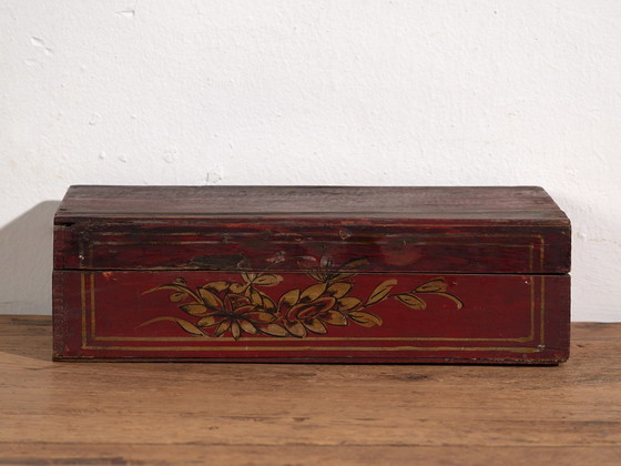 Scatola antica dipinta a mano con dettagli floreali (c.1900) #24 – Oggetti decorativi (photo 27 of 40)