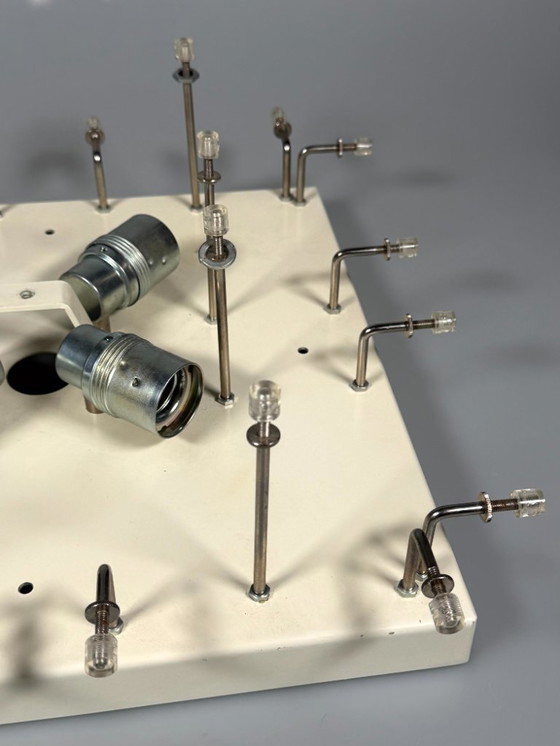 Image 1 of 60er 70er Jahre Ice Glas Plafoniere Flush Mount von Kalmar Franken KG Österreich