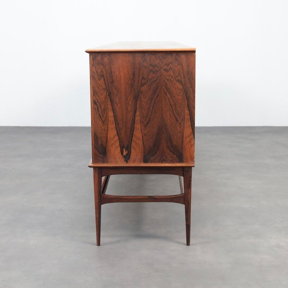 Image 1 of Remarkable Mid-Century Danish Rosewood Sideboard with Tambour Doors, 1960s