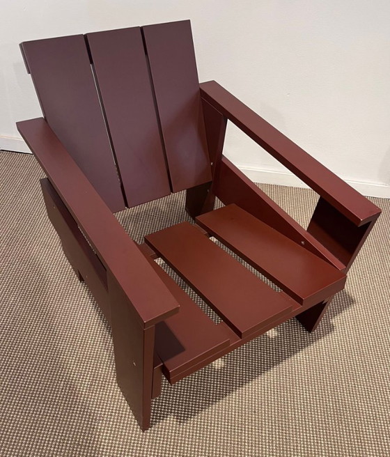 Image 1 of 1 Set bestehend aus 2 HAY Crate Lounge-Sesseln und 1 Beistelltisch