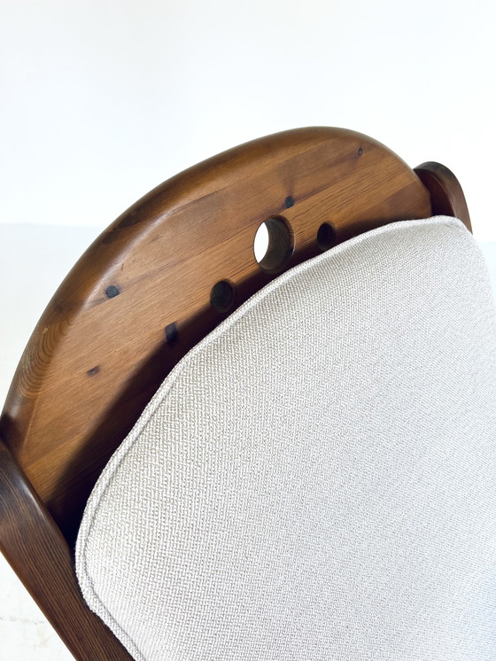 Image 1 of Sedia a dondolo brutalista, Wasa Möbel &#39;70