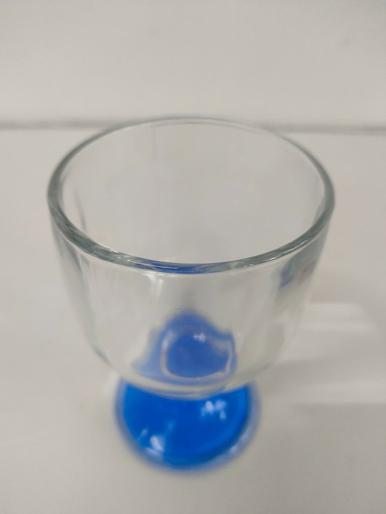 Image 1 of Set of 4 design vintage Italiaanse wijnglazen (mogelijk Bormioli Rocco)