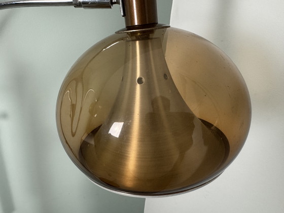 Image 1 of Vintage space age Dijkstra vloerlamp trompet Mushroom
