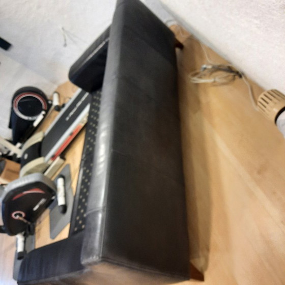 Image 1 of Machalke Sofá 2 plazas, Piel azul oscuro