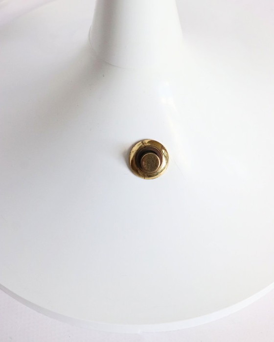 Lampadaire Vintage Space Age Bent Karlby – Plastique, Laiton (photo 11 of 12)