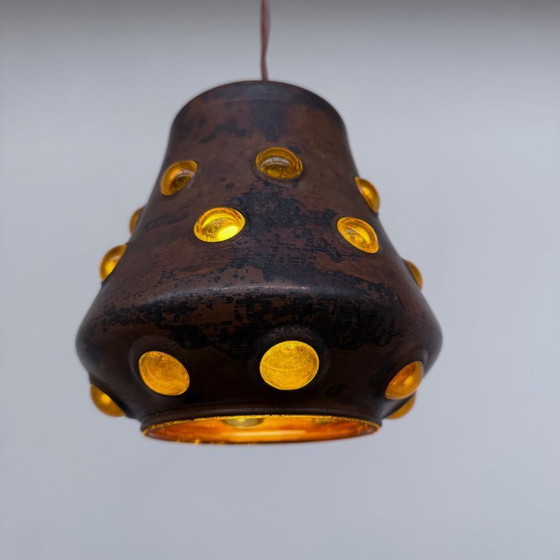 Image 1 of Hanglamp Raak brutalistisch jaren 60