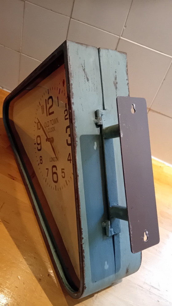 Image 1 of Double-sided wall clock / station clock