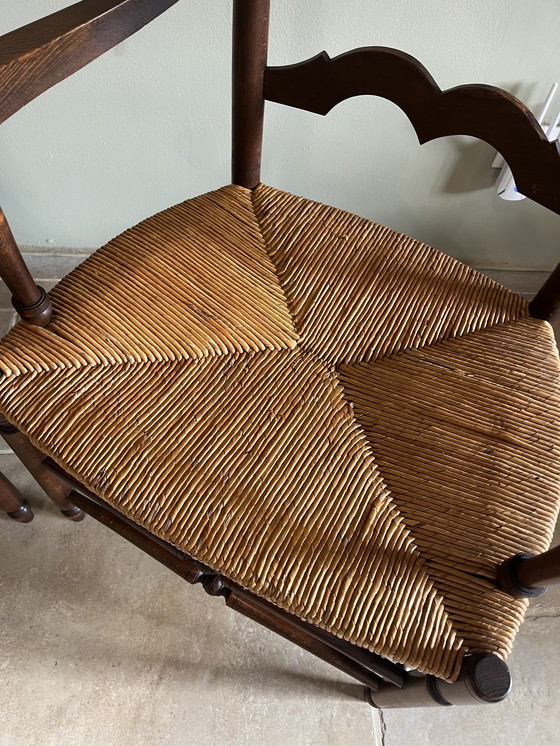 Image 1 of Brutalistische antieke fauteuils