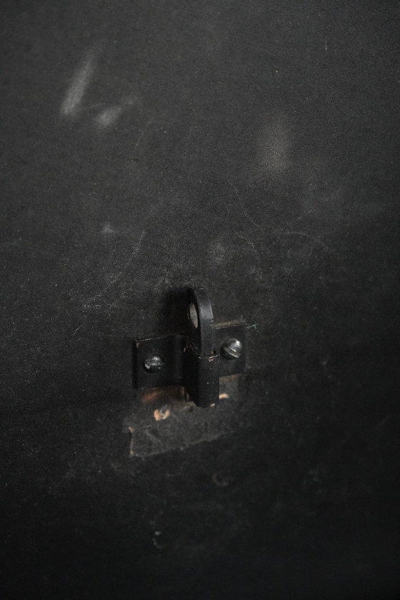 Image 1 of Antique English hand-painted floral tilt-top table from the late 19th century