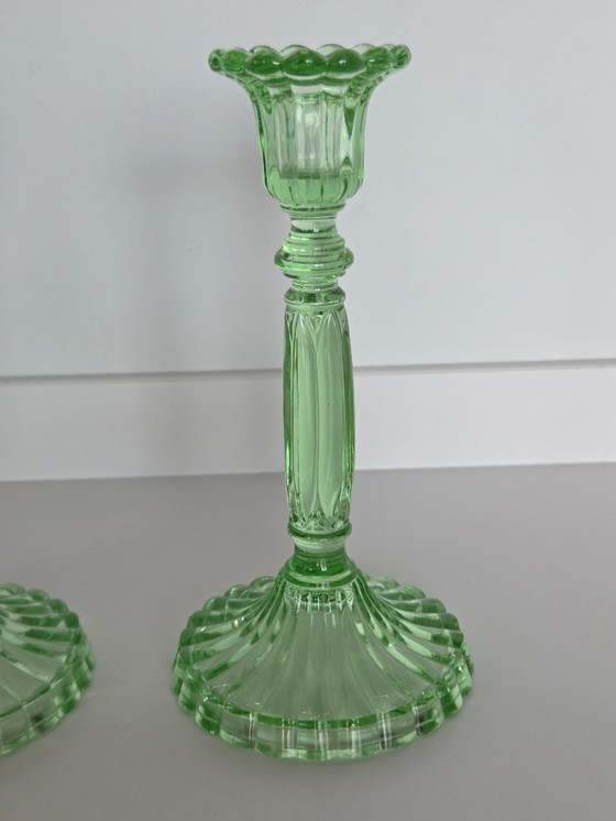 Image 1 of 2 candelieri vintage verdi