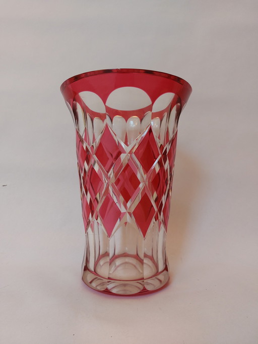 Vase en cristal vintage