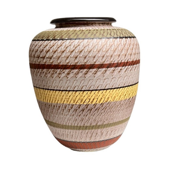 Image 1 of Dümler & Breiden Bodenvase „Faux Klinker“, Typ 29/25, Deutschland 1970er Jahre