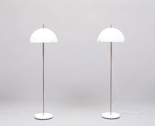 Paar Fagenhulst Stehlampen 1970er Jahre Schweden