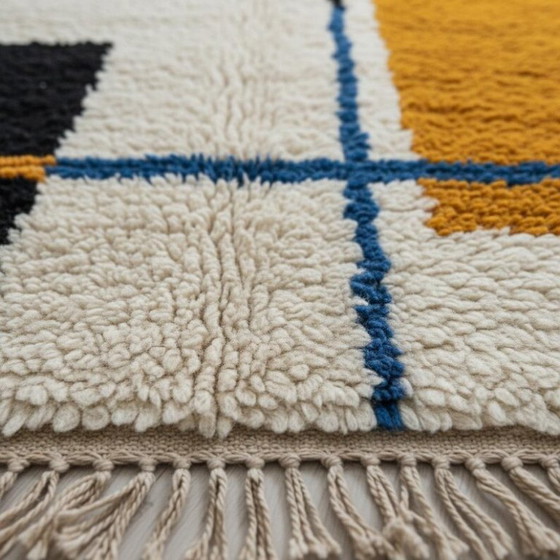 Image 1 of Tapis marocain en laine natural 250cmx150cm