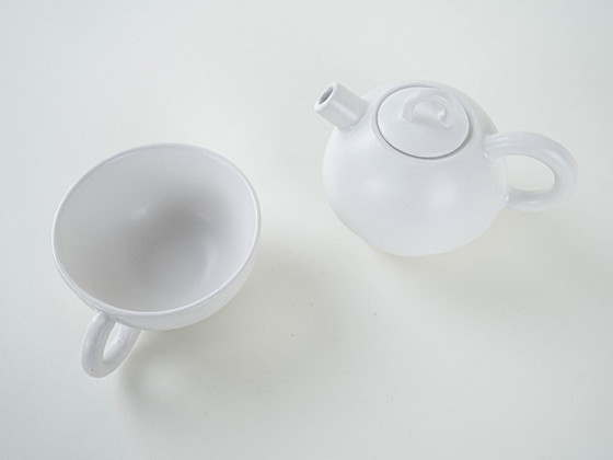 Image 1 of Teapot and cup set, Danish design, 1990s, manufactured by Broste Copenhagen
