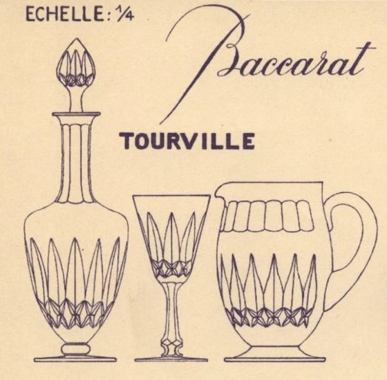 Image 1 of Decantador grande de Baccarat, modelo Tourville