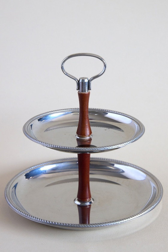 Image 1 of Alzata per torta a 2 livelli Alfra Alessi