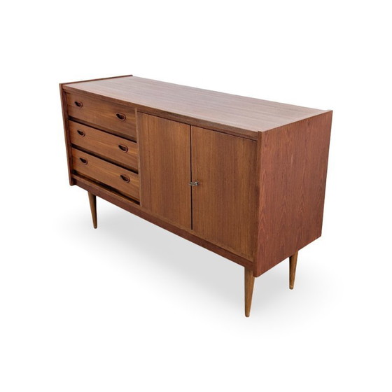 Image 1 of Original teak midcentury sideboard vintage danish design chest of drawers
