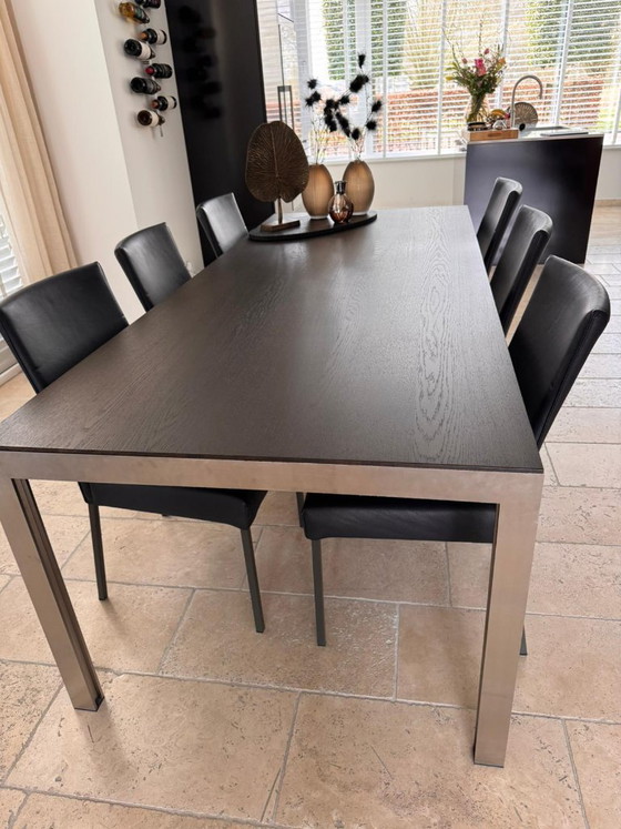 Image 1 of Leolux Design eettafel 240 x 100cm 