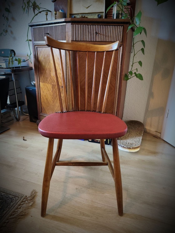 Splendido Tavolo da Pranzo Vintage Mid-Century (Anni '60), Pastoe, Tavoli da pranzo, Legno, Marrone (foto 5 di 5)