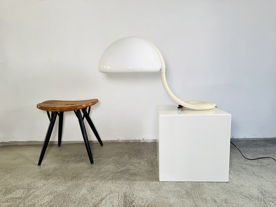 Image 1 of SERPENTE SWIVEL TABLE LAMP BY ELIO MARTINELLI FOR MARTINELLI LUCE, ITALY, 1965